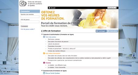 Image portail de l'ordre des infirmières auxiliaires du Québec